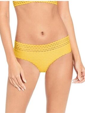 NWT Robin Piccone Women's 187459 Chira Banded Hipster Bikini Bottom Swimwear M